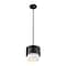 Z-Lite Counterpoint Pendant, 1-Light, 7.25 In.W x 6.75 In.H, Matte Black/White 495P7-MB - alternate 7